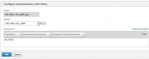 SAML - LDAP policy
